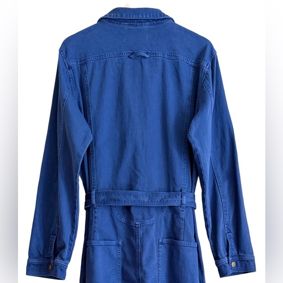 ANTHROPOLOGIE Pilcro Contemporary Casual Utility Denim Jumpsuit Size XL NWT - Picture 3 of 13